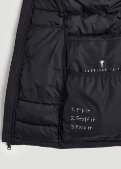 Packable Puffer Jacket for Tall Women