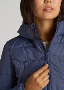 Packable Puffer Jacket for Tall Women