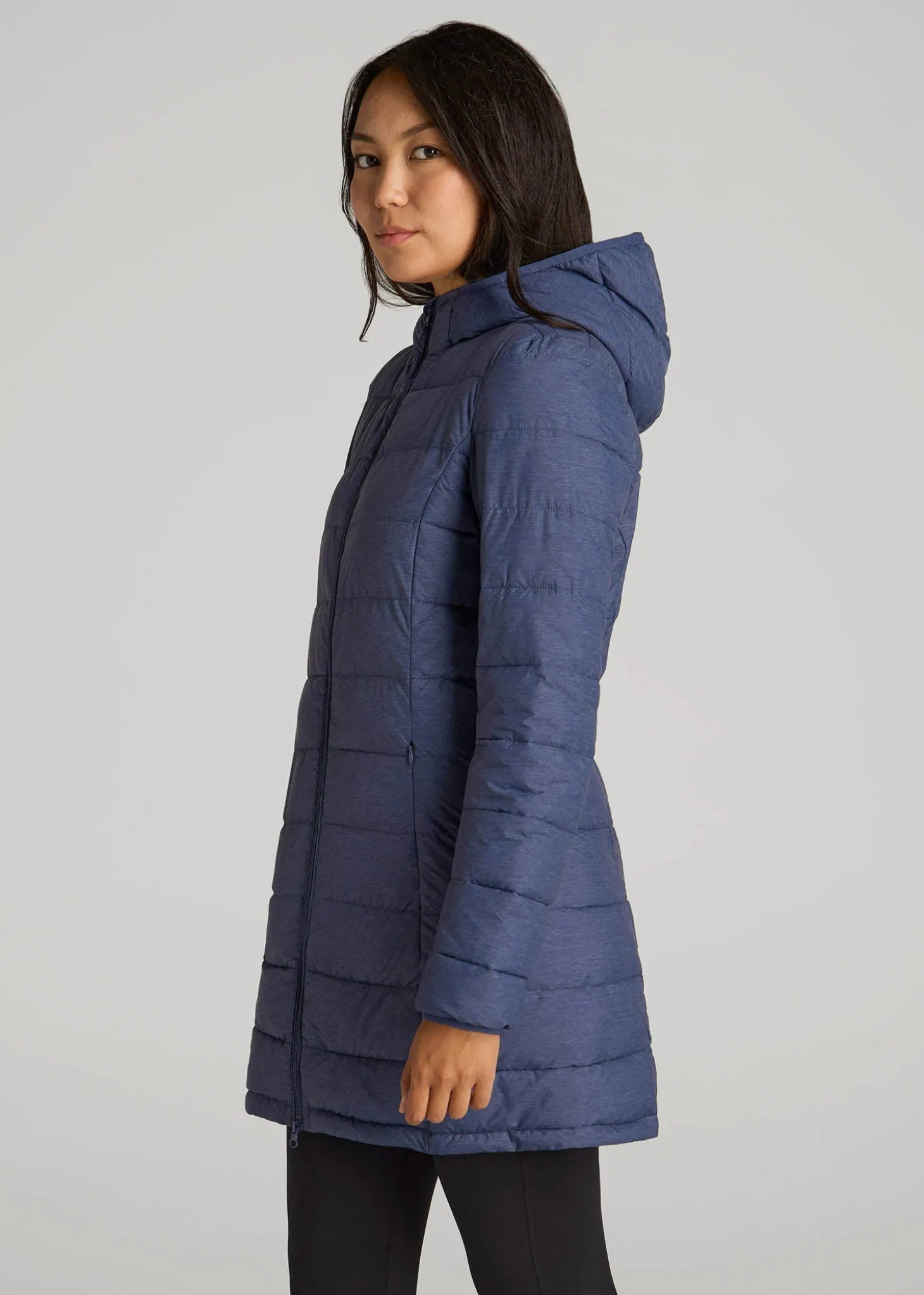 Packable Puffer Jacket for Tall Women