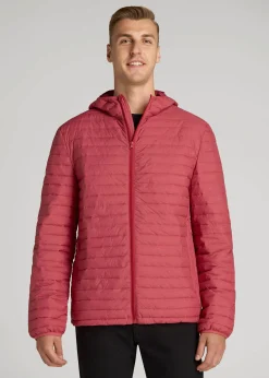 Packable Puffer Jacket for Tall Men