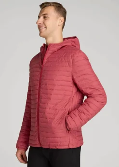 Packable Puffer Jacket for Tall Men