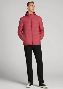 Packable Puffer Jacket for Tall Men