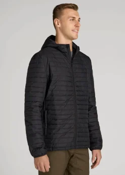 Packable Puffer Jacket for Tall Men