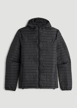 Packable Puffer Jacket for Tall Men