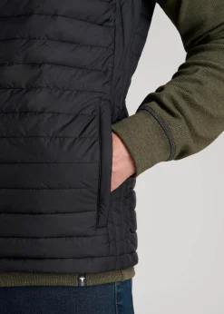 Packable Puffer Vest for Tall Men