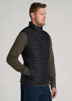 Packable Puffer Vest for Tall Men