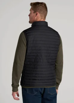 Packable Puffer Vest for Tall Men