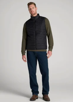 Packable Puffer Vest for Tall Men