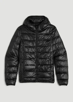Packable Short Puffer Jacket for Tall Women