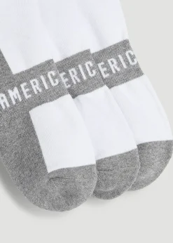 3-Pack Ankle Socks for Tall Men