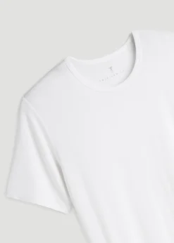 2-Pack Luxe Modal Crewneck Undershirts for Tall Men