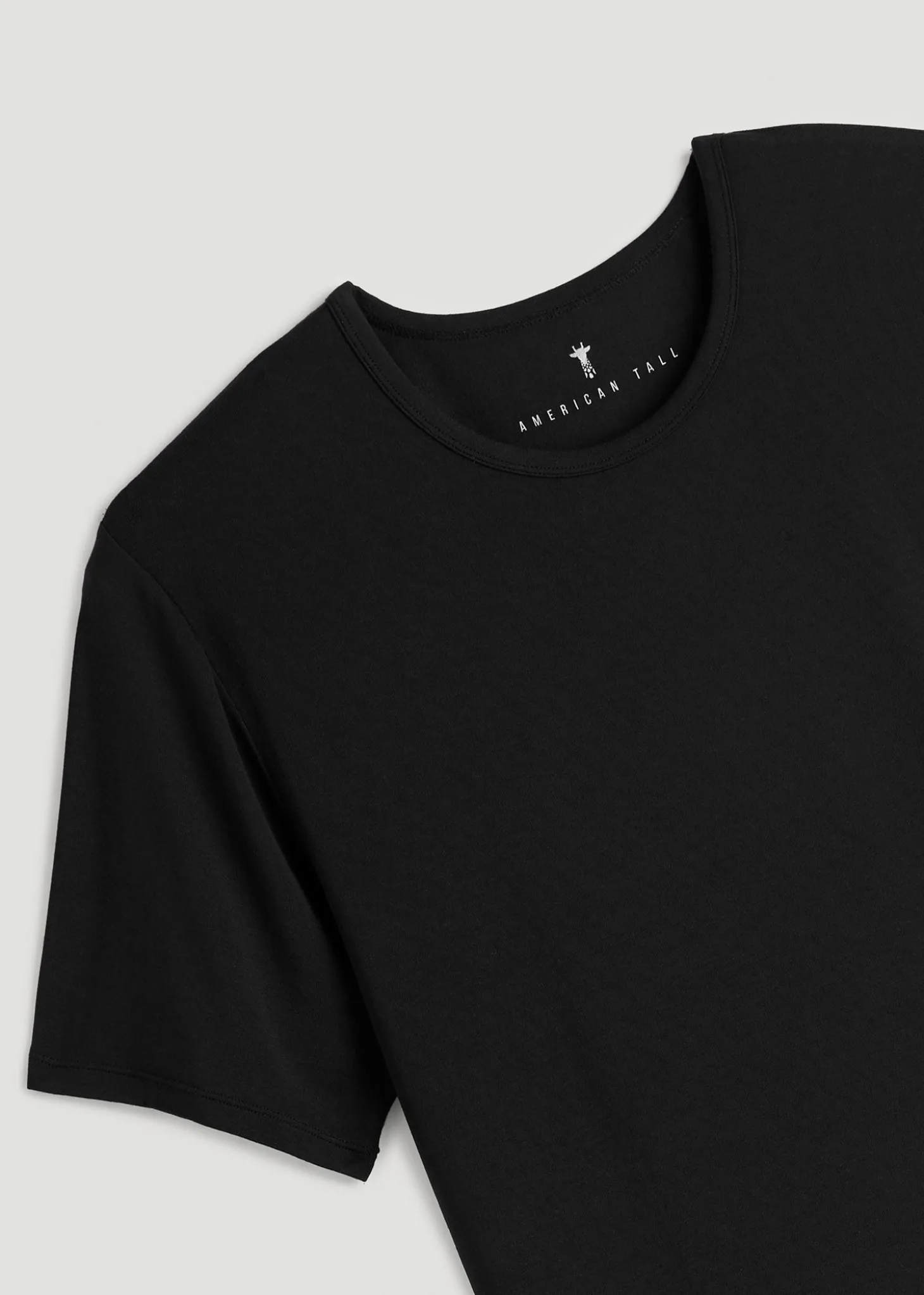 2-Pack Luxe Modal Crewneck Undershirts for Tall Men