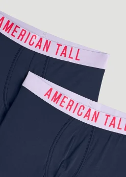 2-Pack Micro Modal Boxer Briefs for Tall Men