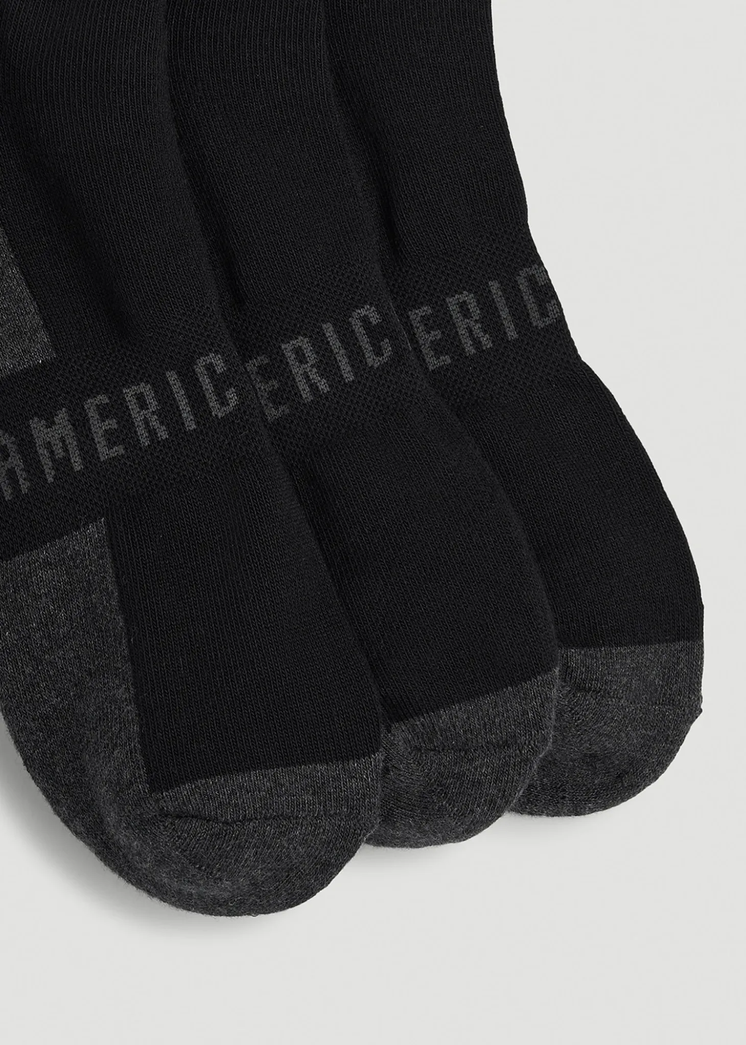 3-Pack Quarter Socks for Tall Men