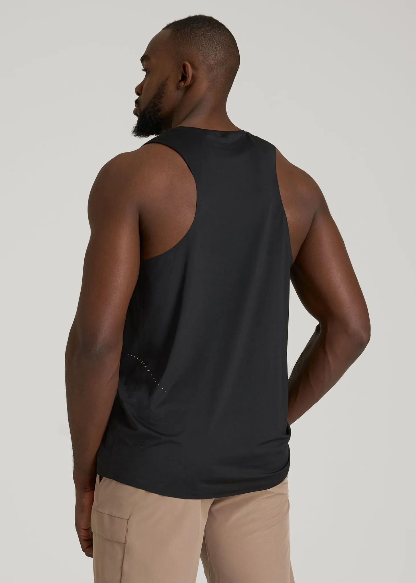 Perforated Training Singlet for Tall Men