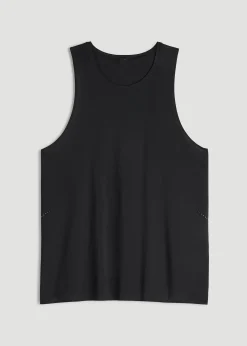 Perforated Training Singlet for Tall Men