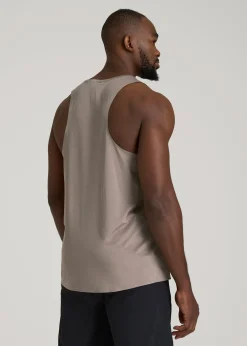 Perforated Training Singlet for Tall Men