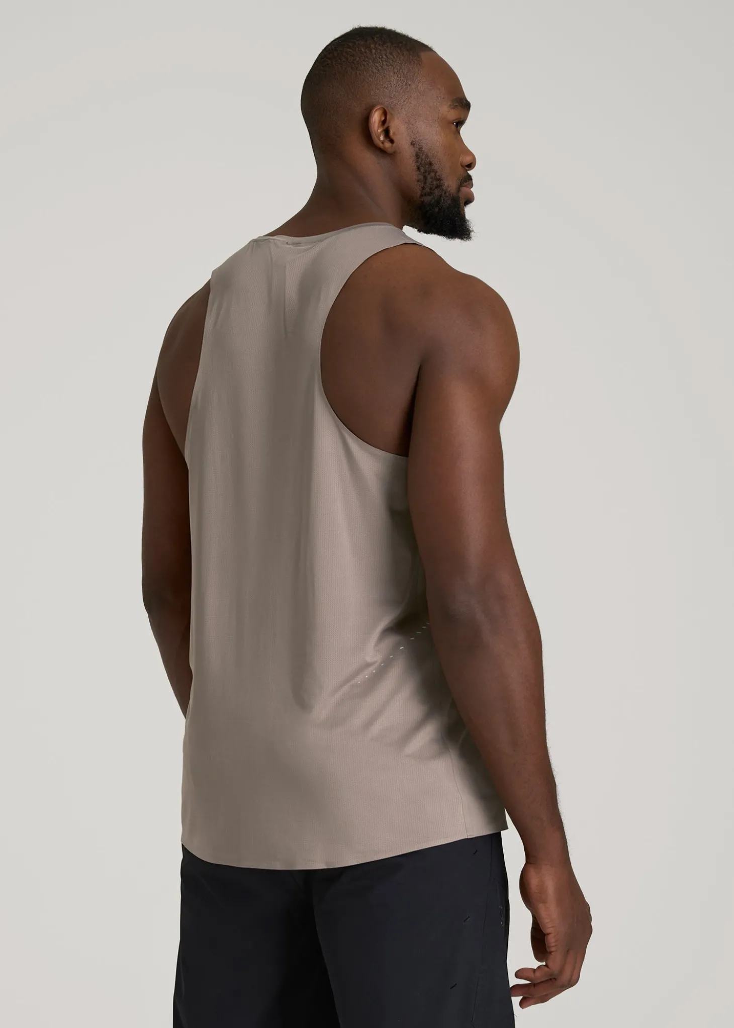 Perforated Training Singlet for Tall Men
