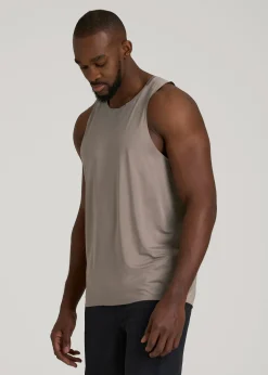 Perforated Training Singlet for Tall Men