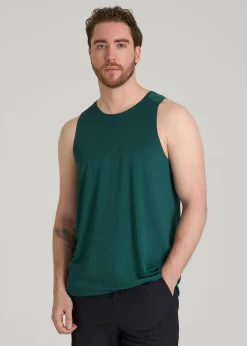 Perforated Training Singlet for Tall Men