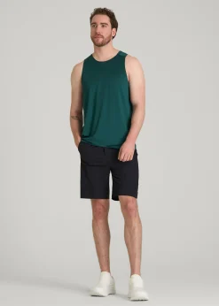 Perforated Training Singlet for Tall Men