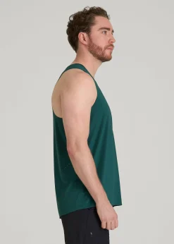 Perforated Training Singlet for Tall Men