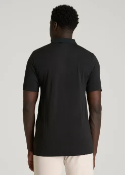 Performance Vented Golf Polo for Tall Men