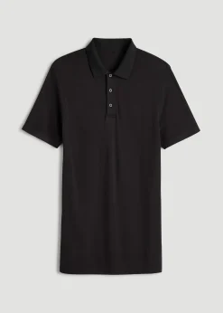 Performance Vented Golf Polo for Tall Men