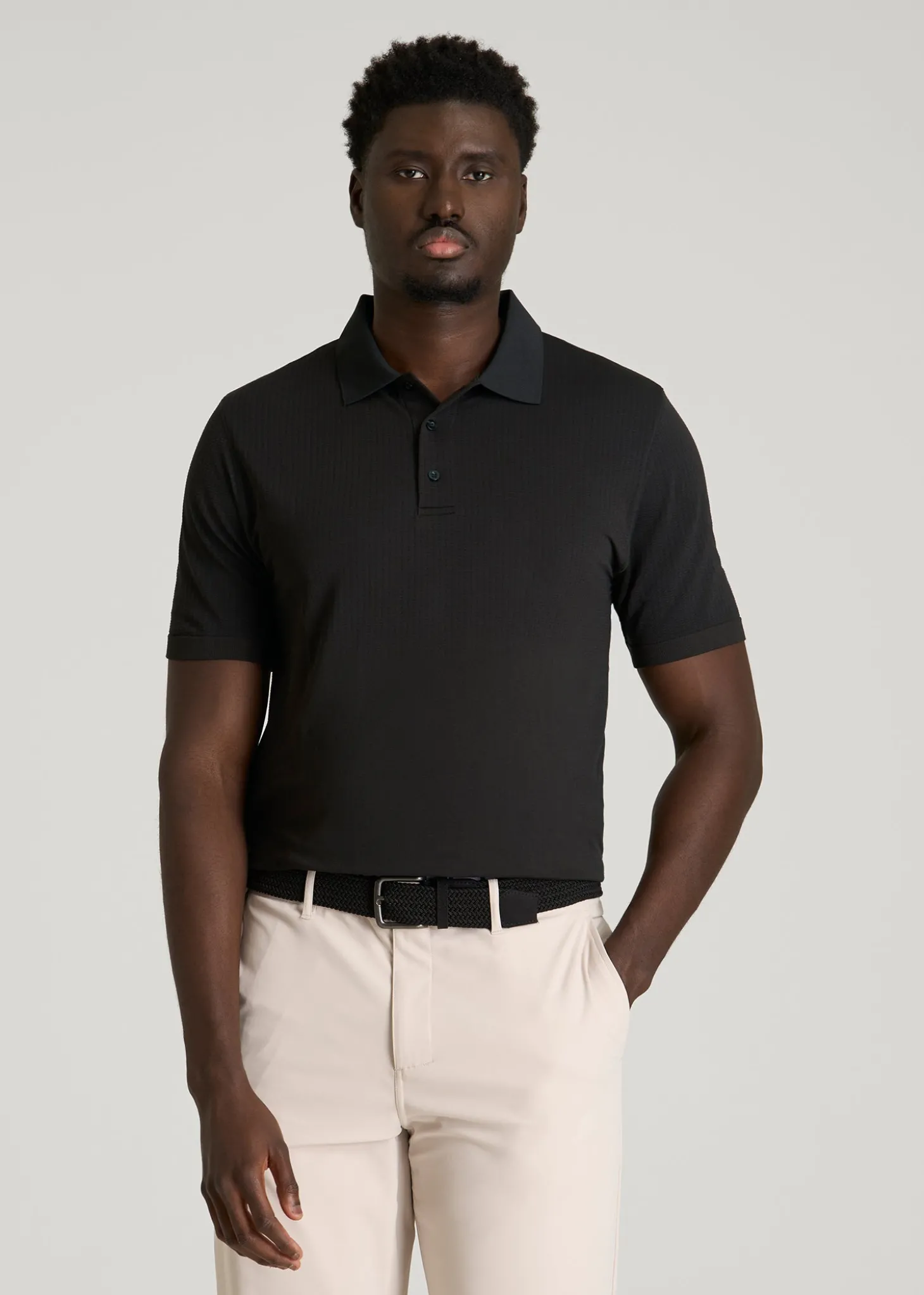 Performance Vented Golf Polo for Tall Men