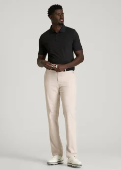 Performance Vented Golf Polo for Tall Men