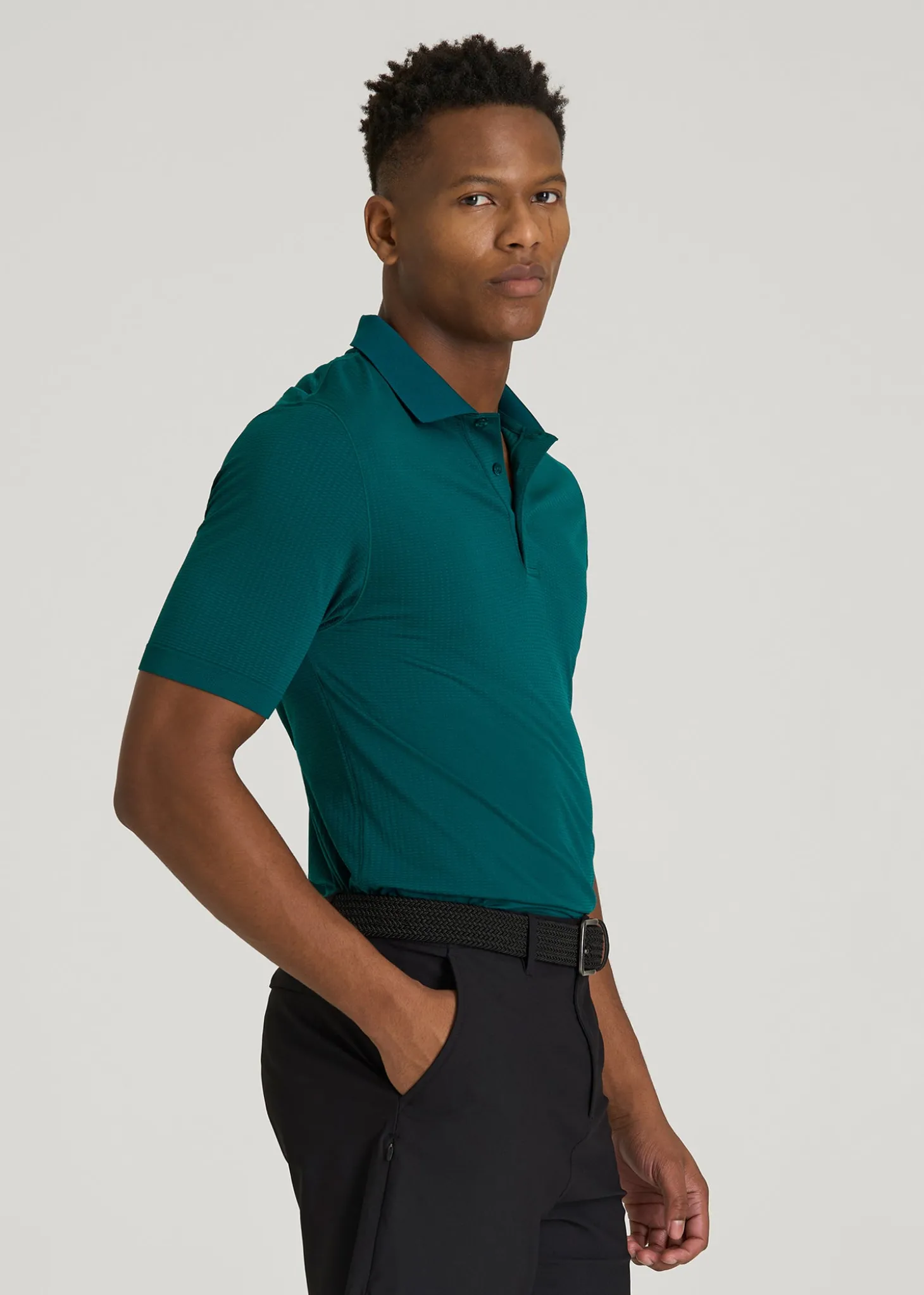 Performance Vented Golf Polo for Tall Men