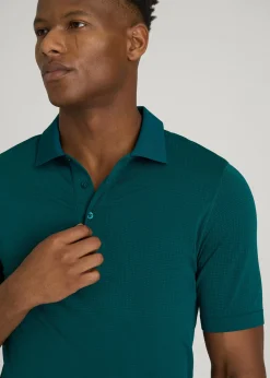 Performance Vented Golf Polo for Tall Men