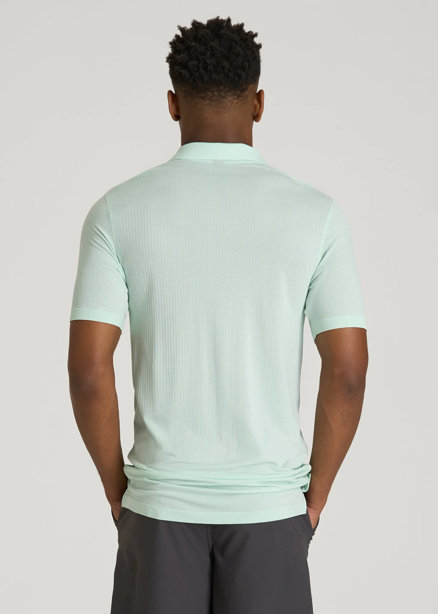 Performance Vented Golf Polo for Tall Men