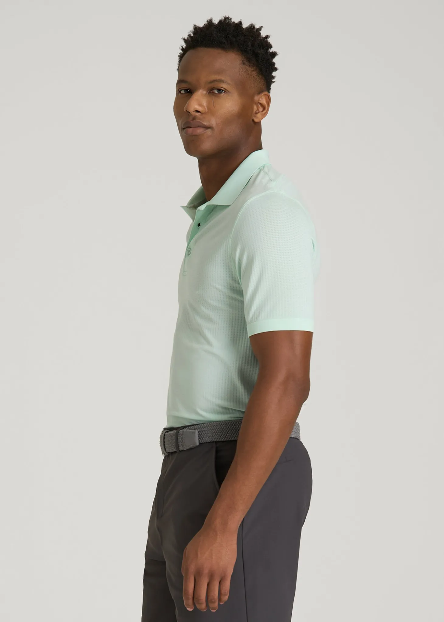 Performance Vented Golf Polo for Tall Men