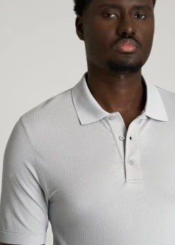 Performance Vented Golf Polo for Tall Men