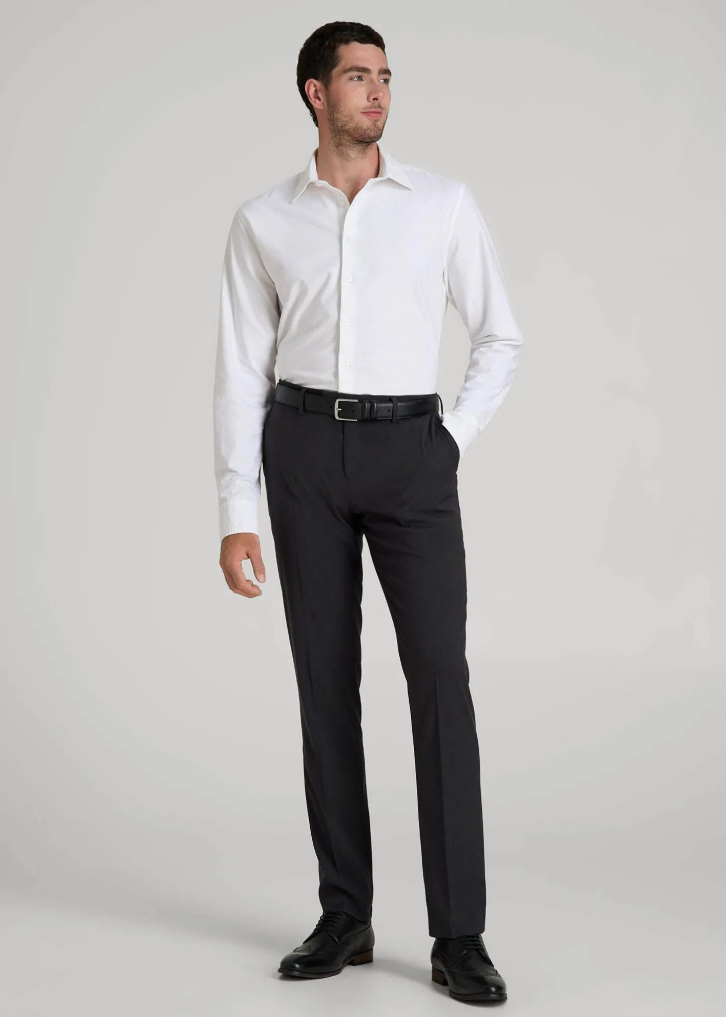 Pinpoint Oxford Shirt for Tall Men