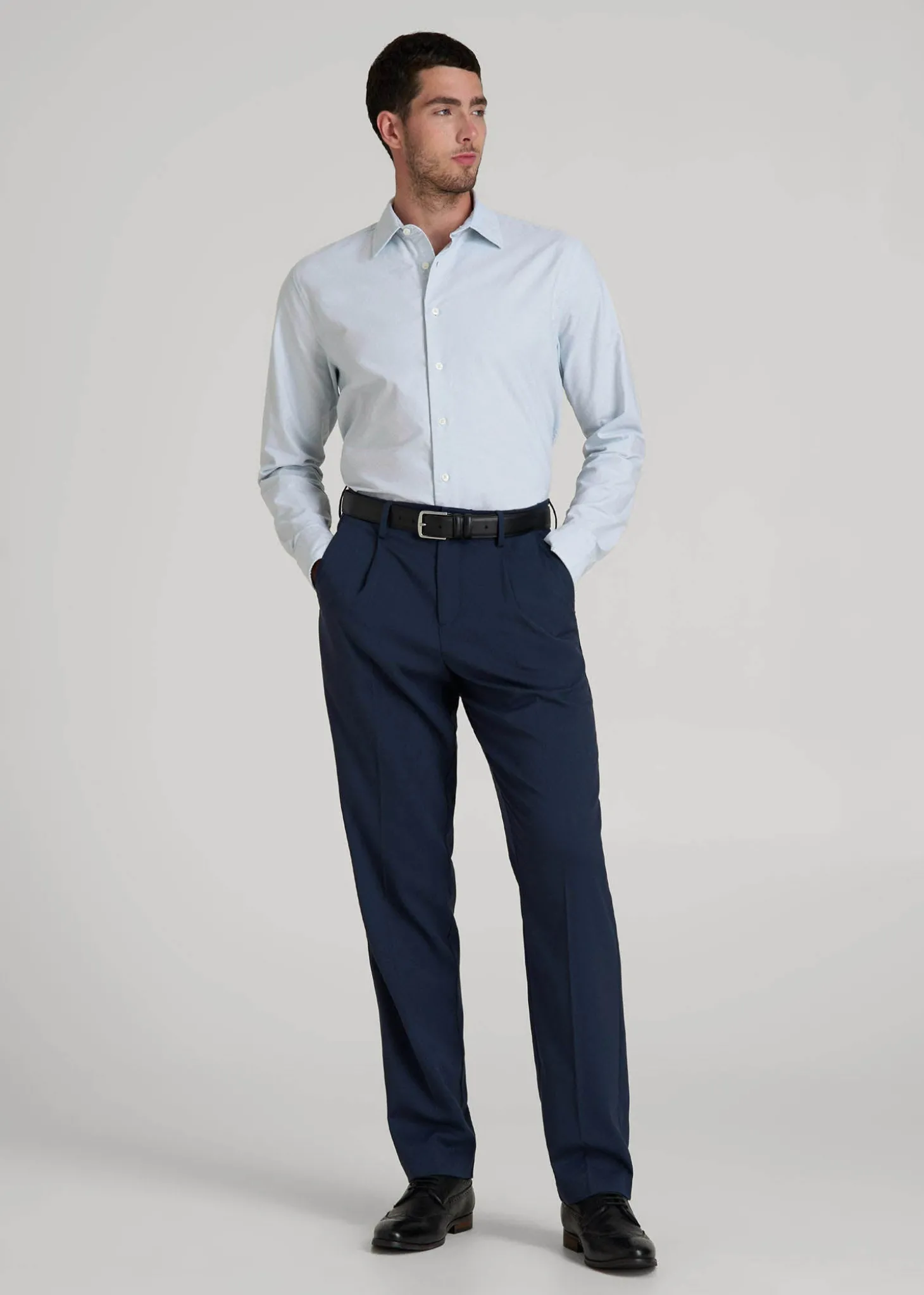 Pinpoint Oxford Shirt for Tall Men
