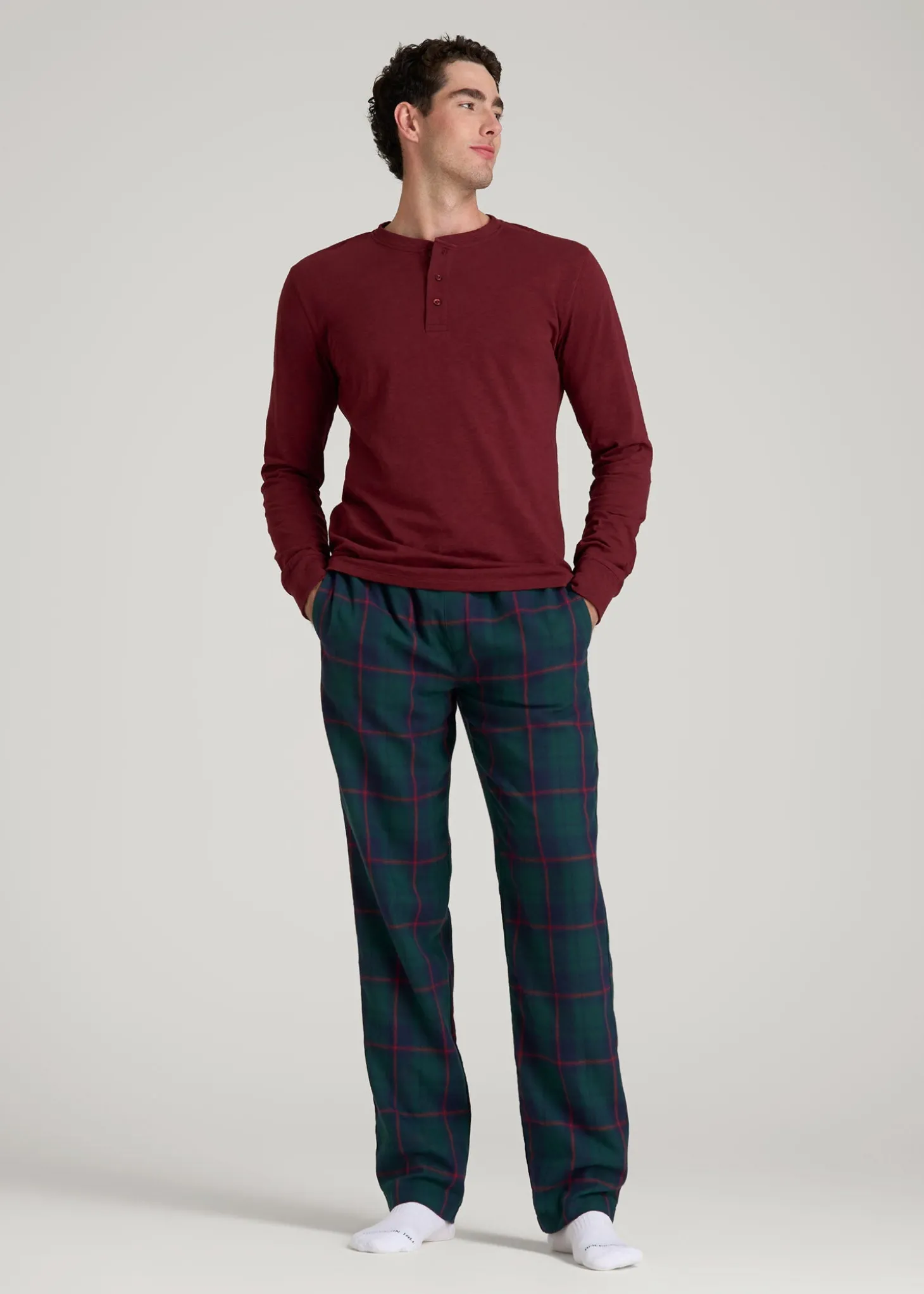 Plaid Pajama Pants for Tall Men