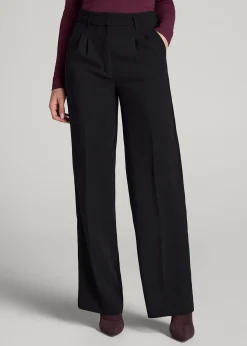 Pleated WIDE Leg Dress Pants for Tall Women