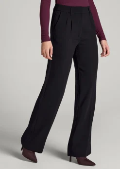 Pleated WIDE Leg Dress Pants for Tall Women