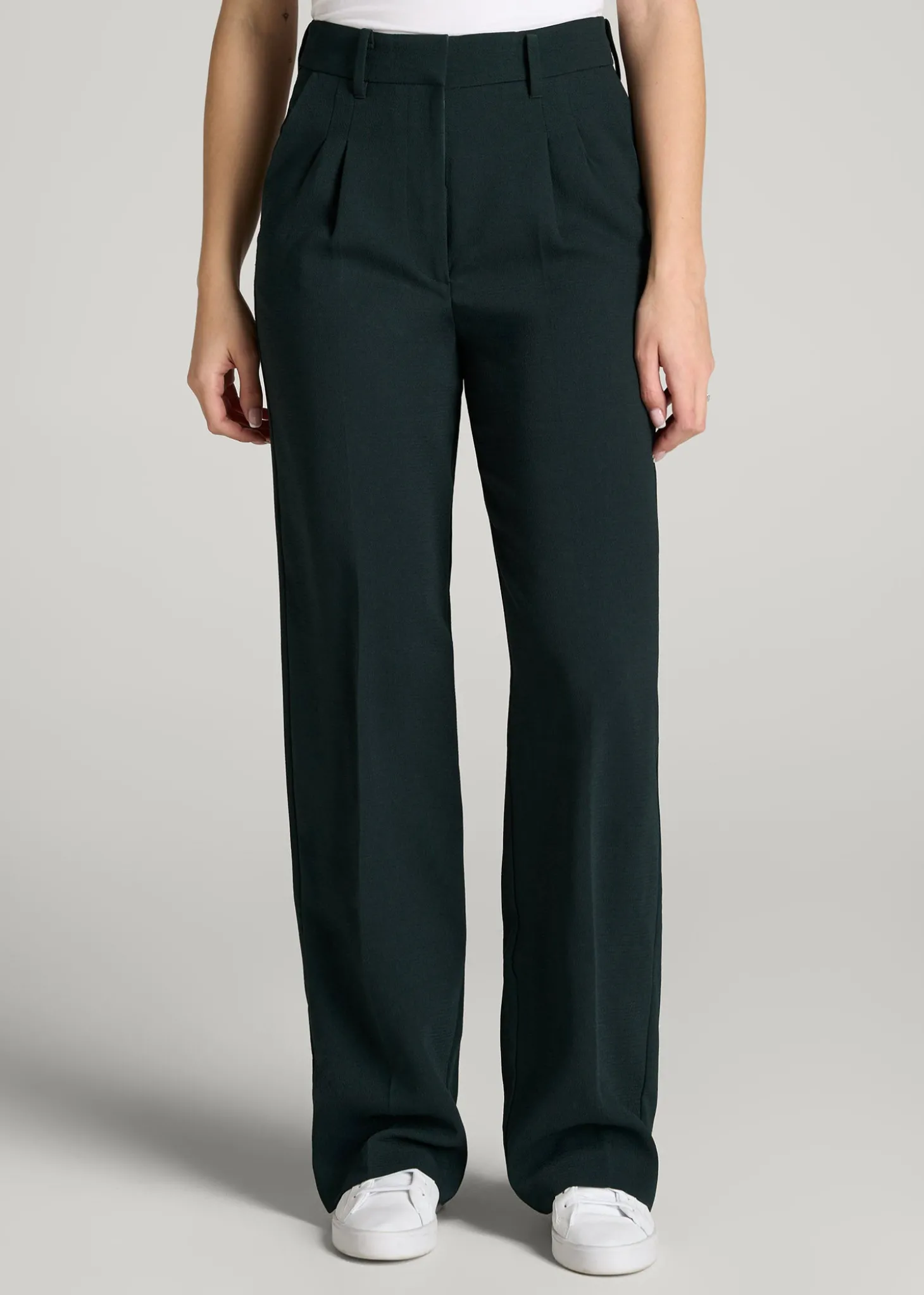 Pleated WIDE Leg Dress Pants for Tall Women
