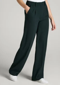 Pleated WIDE Leg Dress Pants for Tall Women