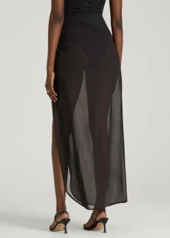 Power Mesh Long Sarong for Tall Women