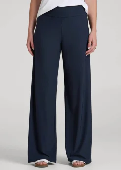 Pull-On Breezy Wide Leg Pants for Tall Women