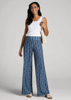 Pull-On Breezy Wide Leg Pants for Tall Women