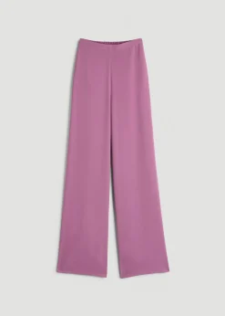 Pull-On Crepe Ultra Wide Pants for Tall Women