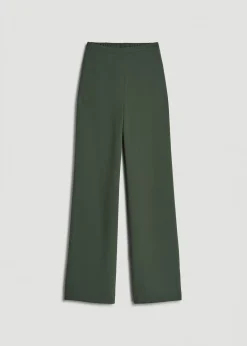 Pull-On Crepe Ultra Wide Pants for Tall Women