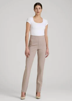 Pull-on Slim Dress Pants for Tall Women