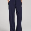 Pull-On Tie Waist Wide Leg Pants for Tall Women