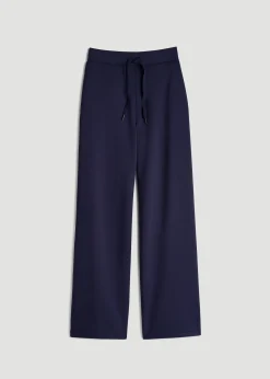 Pull-On Tie Waist Wide Leg Pants for Tall Women